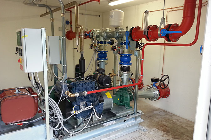 Motopompa Diesel EN12845