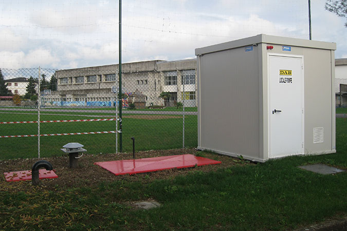 Box R60 e serbatoio antincendio